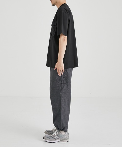 THE PERMANENT EYE(ザパーマネントアイ)の「【AFTERHOURS / アフターアワーズ】 BAGGY WORK PANTS/バギーワークパンツ(カーゴパンツ・メンズ・カーキ/チャコールグレー・2)」の8枚目の写真