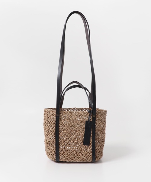 The Bagmati（ザバグマティ）の「The Bagmati　2WAYショルダーかごバッグ（ショルダーバッグ・レディース・ナチュラル/ブラック・FREE）」の5枚目の写真