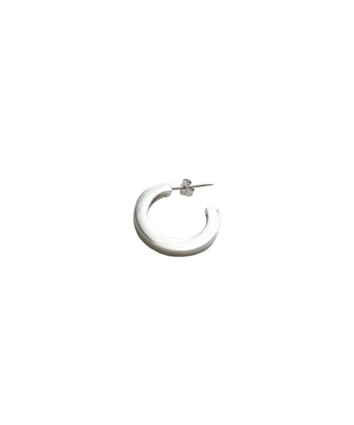 COING（コワン）の「Angular Simple Hoop Pierce（ピアス（両耳用）・レディース・シルバー・FREE）」の3枚目の写真