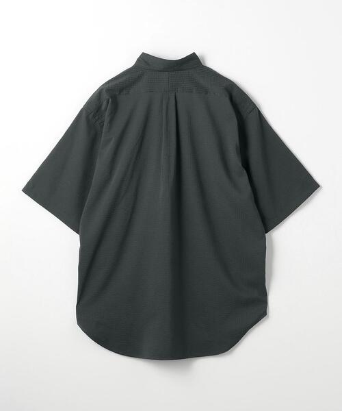 UNIVERSAL OVERALL（ユニバーサルオーバーオール）の「【別注】＜UNIVERSAL OVERALL＞GLR シアサッカー スナップダウン シャツ（シャツ/ブラウス・メンズ・その他1/ブラック/ダークグレー・L/M）」の9枚目の写真