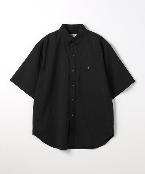 UNIVERSAL OVERALL（ユニバーサルオーバーオール）の「【別注】＜UNIVERSAL OVERALL＞GLR シアサッカー スナップダウン シャツ（シャツ/ブラウス・メンズ・その他1/ブラック/ダークグレー・L/M）」の14枚目の写真