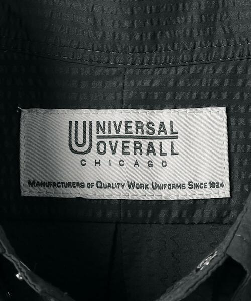 UNIVERSAL OVERALL（ユニバーサルオーバーオール）の「【別注】＜UNIVERSAL OVERALL＞GLR シアサッカー スナップダウン シャツ（シャツ/ブラウス・メンズ・その他1/ブラック/ダークグレー・L/M）」の18枚目の写真