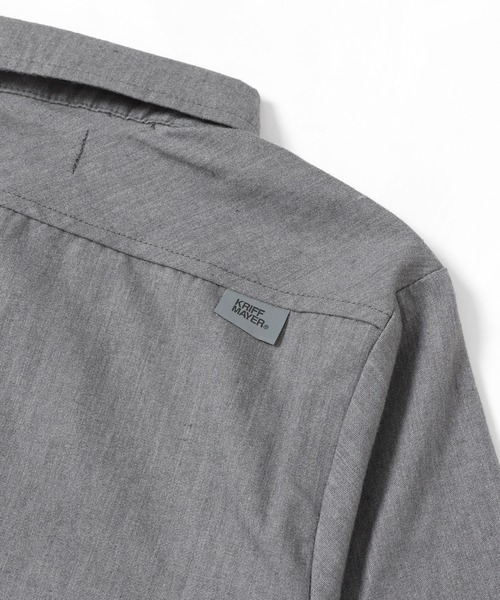 KRIFF MAYER（クリフメイヤー）の「微起毛ハッピーシャツ（シャツ/ブラウス・キッズ・グレー/ブルー/アイボリー/グリーン・120/140/130/150/160/170）」の18枚目の写真