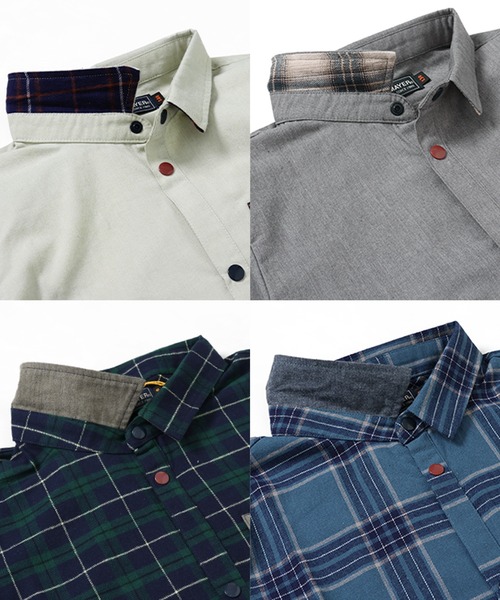 KRIFF MAYER（クリフメイヤー）の「微起毛ハッピーシャツ（シャツ/ブラウス・キッズ・グレー/ブルー/アイボリー/グリーン・120/140/130/150/160/170）」の16枚目の写真