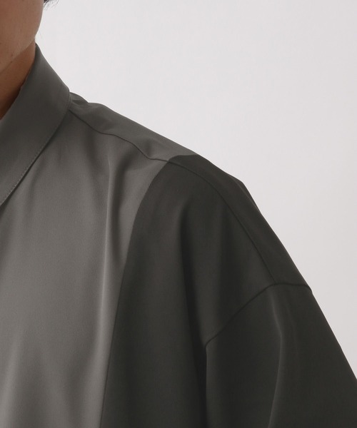 RAGEBLUE（レイジブルー）の「【LUXURY+EASY】DOLMAN SLEEVE LOOSE SHIRTS /ラグイージードルマンスリーブルーズシャツ（シャツ/ブラウス・メンズ・ホワイト/ブラック/グレー・SMALL/MEDIUM/LARGE）」の11枚目の写真