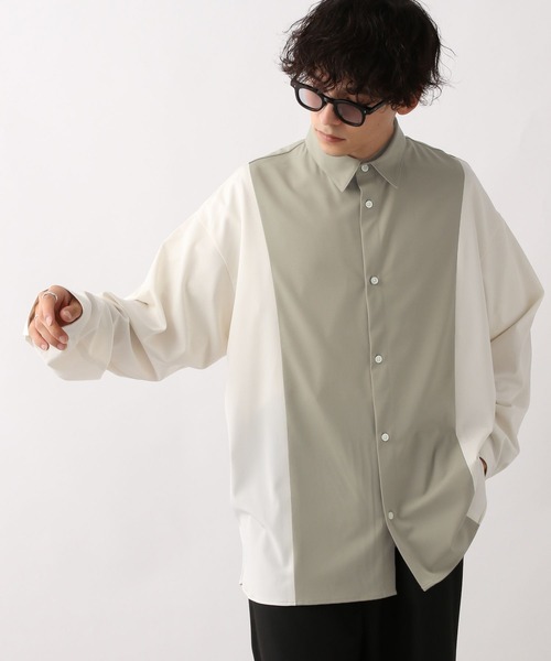 RAGEBLUE（レイジブルー）の「【LUXURY+EASY】DOLMAN SLEEVE LOOSE SHIRTS /ラグイージードルマンスリーブルーズシャツ（シャツ/ブラウス・メンズ・ホワイト/ブラック/グレー・SMALL/MEDIUM/LARGE）」の22枚目の写真