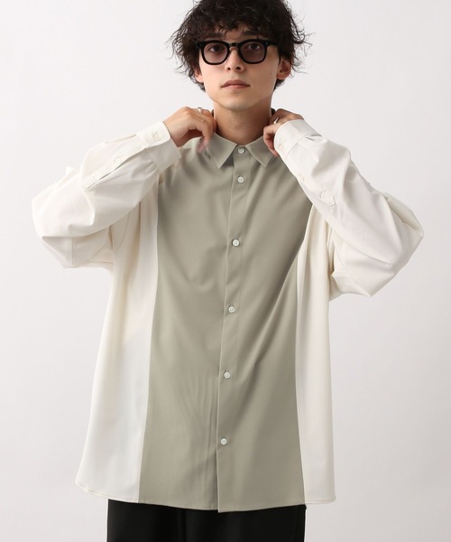 RAGEBLUE（レイジブルー）の「【LUXURY+EASY】DOLMAN SLEEVE LOOSE SHIRTS /ラグイージードルマンスリーブルーズシャツ（シャツ/ブラウス・メンズ・ホワイト/ブラック/グレー・SMALL/MEDIUM/LARGE）」の12枚目の写真