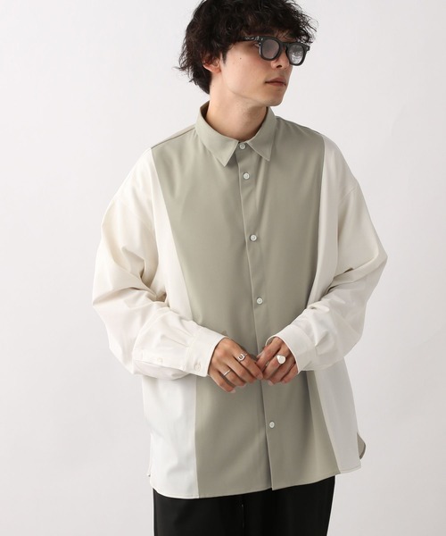 RAGEBLUE（レイジブルー）の「【LUXURY+EASY】DOLMAN SLEEVE LOOSE SHIRTS /ラグイージードルマンスリーブルーズシャツ（シャツ/ブラウス・メンズ・ホワイト/ブラック/グレー・SMALL/MEDIUM/LARGE）」の19枚目の写真