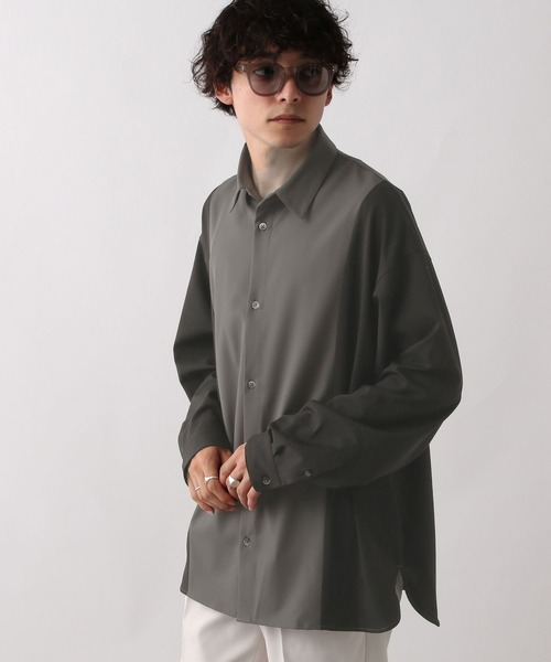 RAGEBLUE（レイジブルー）の「【LUXURY+EASY】DOLMAN SLEEVE LOOSE SHIRTS /ラグイージードルマンスリーブルーズシャツ（シャツ/ブラウス・メンズ・ホワイト/ブラック/グレー・SMALL/MEDIUM/LARGE）」の9枚目の写真