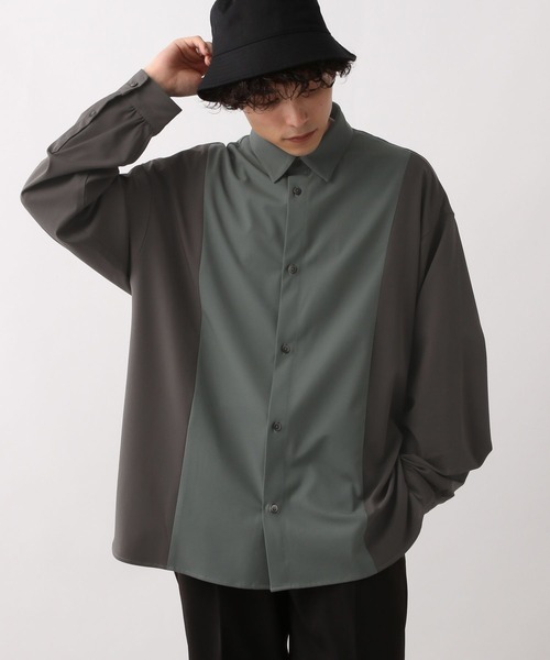 RAGEBLUE（レイジブルー）の「【LUXURY+EASY】DOLMAN SLEEVE LOOSE SHIRTS /ラグイージードルマンスリーブルーズシャツ（シャツ/ブラウス・メンズ・ホワイト/ブラック/グレー・SMALL/MEDIUM/LARGE）」の13枚目の写真