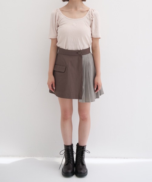 muguet(ミュゲ)の「刺繍ロゴカットソー(Tシャツ/カットソー・レディース・ブルー/ベージュ/ピンク・FREE)」の22枚目の写真