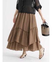 Te chichi | ティアードフリルロングギャザースカート(スカート)