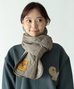 ストレッチドビークロスキルティングマフラー