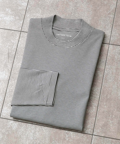 URBAN RESEARCH DOORS（アーバンリサーチドアーズ）の「『抗菌/防臭』LIFE STYLE TAILOR　シルケットポンチストレッチ長袖Tシャツ（シャツ/ブラウス・メンズ・ホワイト系その他/グレー系その他/ホワイト・MEDIUM/LARGE）」の20枚目の写真