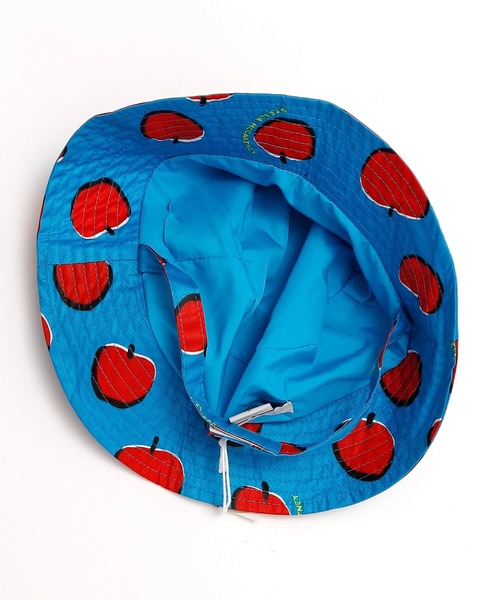 STELLA McCARTNEY（ステラマッカートニー）の「STELLA McCARTNEY (ステラマッカートニー) Kids & Junior アップルプリントハット帽子（ハット・キッズ・ブルー・Ⅱ）」の11枚目の写真