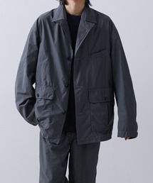 ADAM ET ROPE' | 《High Press Dyeing》シャンブレー タフタ オーバーサイズ ワーク ジャケット / ブルゾン / セットアップ対応(ブルゾン)