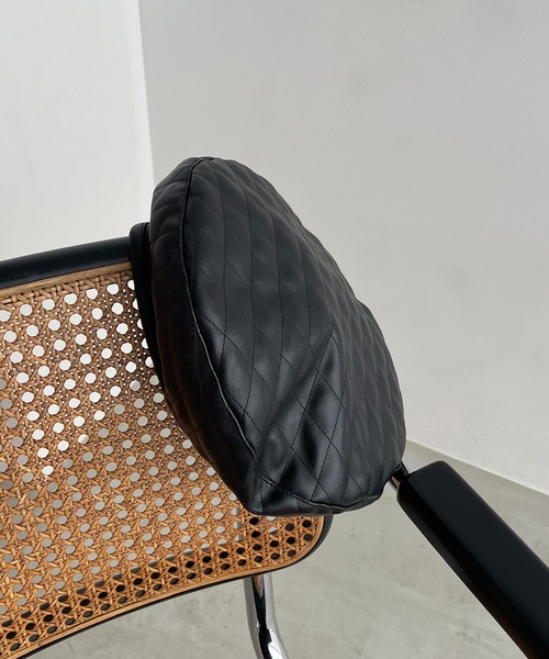 CAPRICIEUX LE'MAGE(カプリシューレマージュ)の「キルトファーリバベレエ(ハンチング/ベレー帽・レディース・ブラック・FREE)」の7枚目の写真