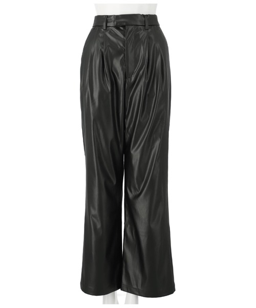 ANLIBERTY ANAP（アンリバティアナップ）の「フェイクレザースラックス【セットアップ対応】（スラックス・レディース・ブラック/ブラウン・M/S）」の16枚目の写真