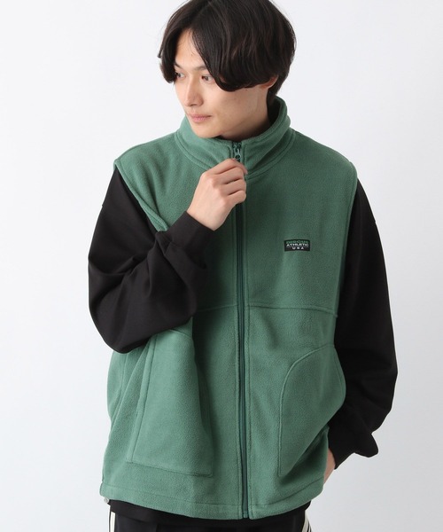 DISCUS（ディスカス）の「【DISUCUS/ディスカス】フリースベスト（ベスト・メンズ・グリーン/ブラック・ONE SIZE）」の18枚目の写真