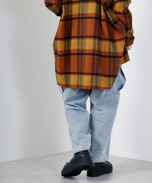 FUNALIVE(ファンアライブ)の「12oz デニム イージーカーゴパンツ セットアップ対応(デニムパンツ・メンズ・ブラック系その他/ブラック/ブルー/インディゴブルー/ブルー系その他・XL/L/M)」の22枚目の写真