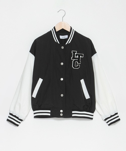 ✨希少✨APPLEBUM ストライプ ウール スタジャン ブラック L セール】サガラワッペン刺繍 ビッグシルエットスタジャン ウール