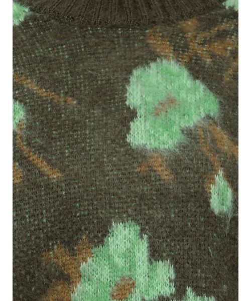 EMODA(エモダ)の「フラワードットオーバーニット(ニット/セーター・レディース・オレンジ/ブルー/ミント・FREE)」の7枚目の写真