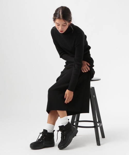 BAYFLOW(ベイフロー)の「レースアップ中綿ブーツ(ブーツ・レディース・カーキ/ブラック・LARGE/MEDIUM)」の3枚目の写真
