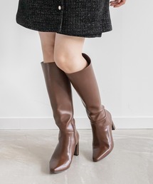 RANDA（ランダ）の「晴雨兼用 ベーシックロングブーツ（ブーツ・レディース）」