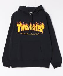 FLAME LOGO HOODIE SWEAT PARKA/スラッシャー10oz(オンス)裏起毛ヘビーウェイトフレイムロゴプルオーバーパーカー・フーディー