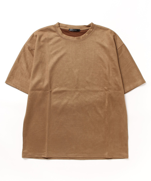 ARCHIVER（アーカイバ）の「【Bl】 [IZU] サマースエードビッグシルエットTシャツ（Tシャツ/カットソー・メンズ・ブラック/ブラウン/グレー/ベージュ/ネイビー/モカ・MEDIUM/LARGE）」の10枚目の写真
