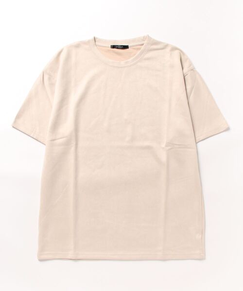 ARCHIVER（アーカイバ）の「【Bl】 [IZU] サマースエードビッグシルエットTシャツ（Tシャツ/カットソー・メンズ・ブラック/ブラウン/グレー/ベージュ/ネイビー/モカ・MEDIUM/LARGE）」の8枚目の写真
