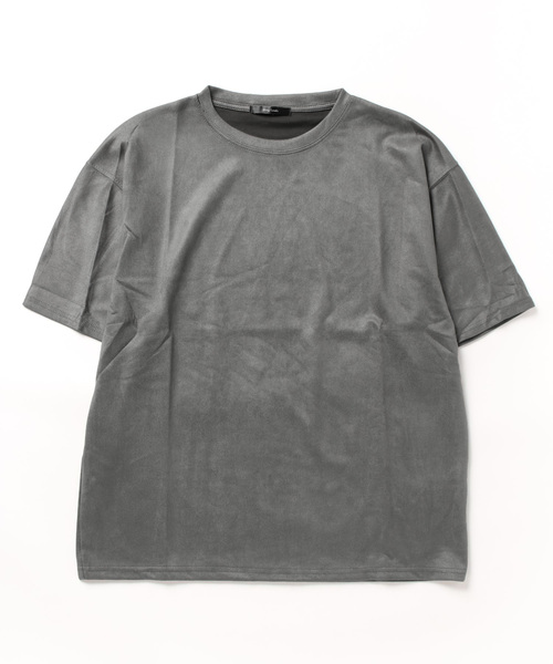ARCHIVER（アーカイバ）の「【Bl】 [IZU] サマースエードビッグシルエットTシャツ（Tシャツ/カットソー・メンズ・ブラック/ブラウン/グレー/ベージュ/ネイビー/モカ・MEDIUM/LARGE）」の11枚目の写真