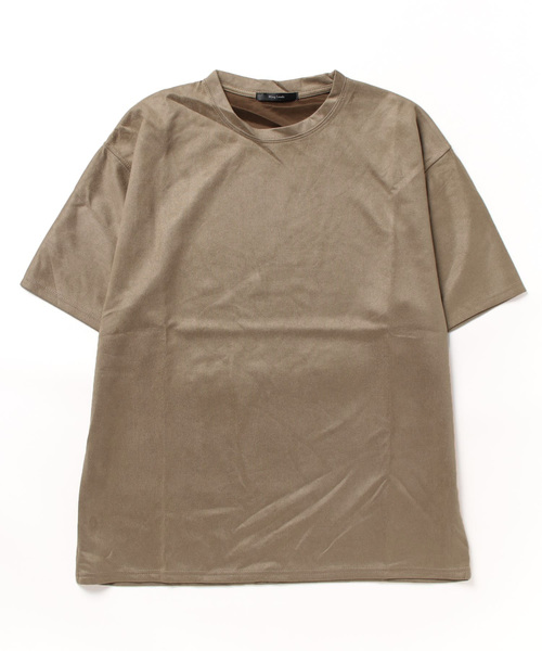 ARCHIVER（アーカイバ）の「【Bl】 [IZU] サマースエードビッグシルエットTシャツ（Tシャツ/カットソー・メンズ・ブラック/ブラウン/グレー/ベージュ/ネイビー/モカ・MEDIUM/LARGE）」の9枚目の写真