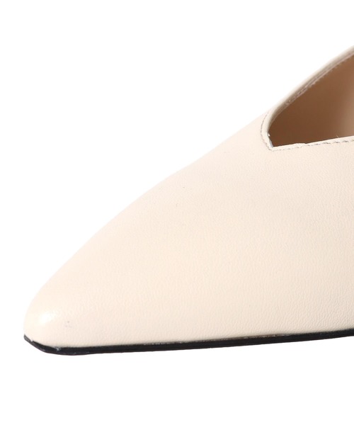 FABIO RUSCONI（ファビオルスコーニ）の「FABIO RUSCONI / GABRY pointed toe pumps(ポインテッドトゥベーシックパンプス)（パンプス・レディース・ブラック/ホワイト・36/37）」の7枚目の写真