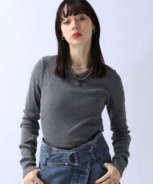 R♡ ページ JEANASIS（ジーナシス）の「ソフトリブカットLS/988183（Tシャツ