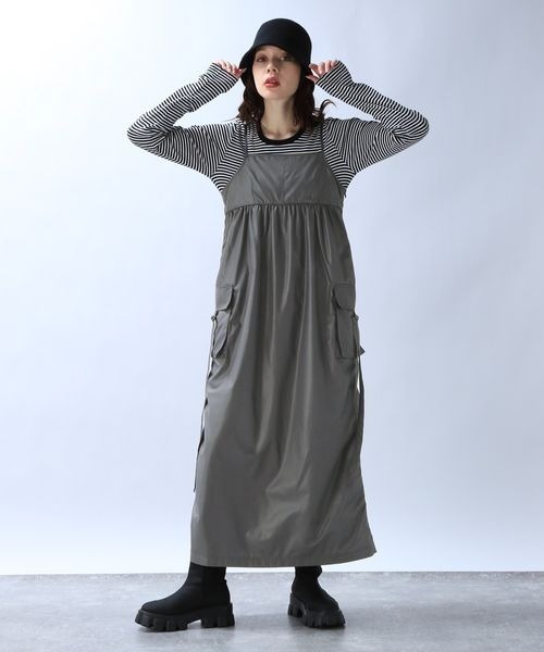 JEANASIS(ジーナシス)の「ソフトリブカットLS/988183(Tシャツ/カットソー・レディース・ブラック/ホワイト/ブラック×ホワイト/チャコールグレー・FREE)」の19枚目の写真