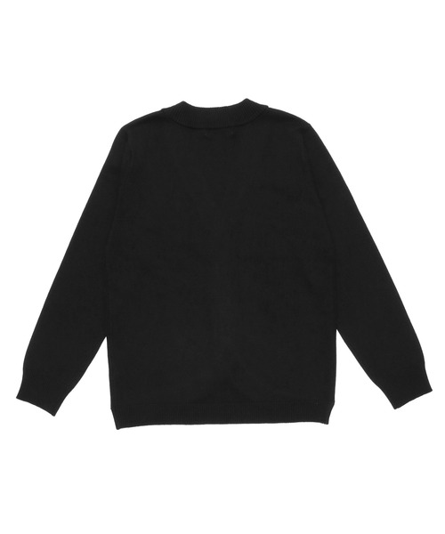 TOKYO SHIRTS（トウキョウシャツ）の「Ｖネック 丸裾 ニットカーディガン（カーディガン/ボレロ・レディース・ブラック/ネイビー/グレー/ブラウン/ブルーパープル・M/LL/L）」の7枚目の写真