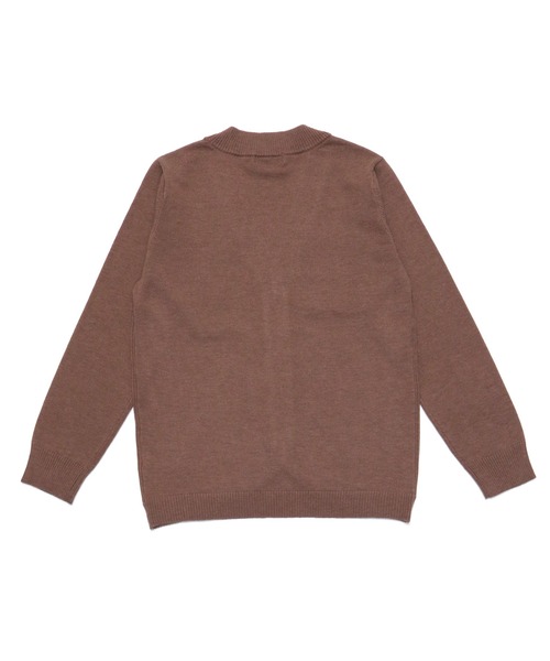 TOKYO SHIRTS（トウキョウシャツ）の「Ｖネック 丸裾 ニットカーディガン（カーディガン/ボレロ・レディース・ブラック/ネイビー/グレー/ブラウン/ブルーパープル・M/LL/L）」の11枚目の写真