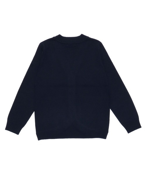 TOKYO SHIRTS（トウキョウシャツ）の「Ｖネック 丸裾 ニットカーディガン（カーディガン/ボレロ・レディース・ブラック/ネイビー/グレー/ブラウン/ブルーパープル・M/LL/L）」の13枚目の写真