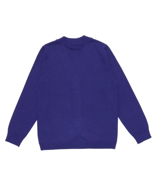 TOKYO SHIRTS（トウキョウシャツ）の「Ｖネック 丸裾 ニットカーディガン（カーディガン/ボレロ・レディース・ブラック/ネイビー/グレー/ブラウン/ブルーパープル・M/LL/L）」の16枚目の写真