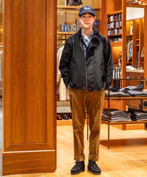 Barbour　バブアー　TRANSPORT JACKET　ピーチスキン Barbour（バブアー）の「Barbour / TRANSPORT JACKET ピーチ