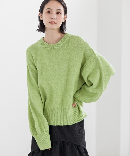 LAKOLE（ラコレ）の「5ゲージ袖ボリュームニットプルオーバー / 988123