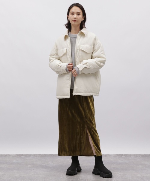 LAKOLE（ラコレ）の「5ゲージ袖ボリュームニットプルオーバー / 988123（ニット/セーター・レディース・ライトグリーン/アイボリー/イエロー系1/ライトグレー・MEDIUM/SMALL）」の5枚目の写真