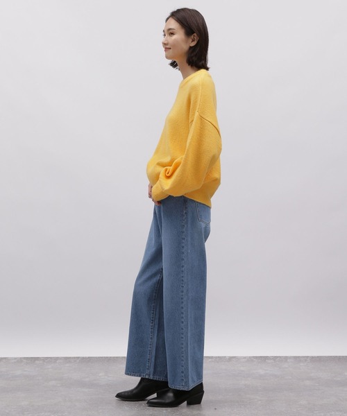 LAKOLE（ラコレ）の「5ゲージ袖ボリュームニットプルオーバー / 988123（ニット/セーター・レディース・ライトグリーン/アイボリー/イエロー系1/ライトグレー・MEDIUM/SMALL）」の18枚目の写真