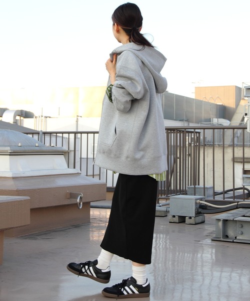 THE SHINZONE（ザ　シンゾーン）の「THE SHINZONE/シンゾーン　フーディ　HOODIE　24SMSCU08（パーカー・レディース・グレー・FREE）」の12枚目の写真