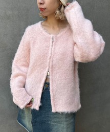 CIAOPANIC | ダブルジップシャギーニットカーディガン(カーディガン/ボレロ)