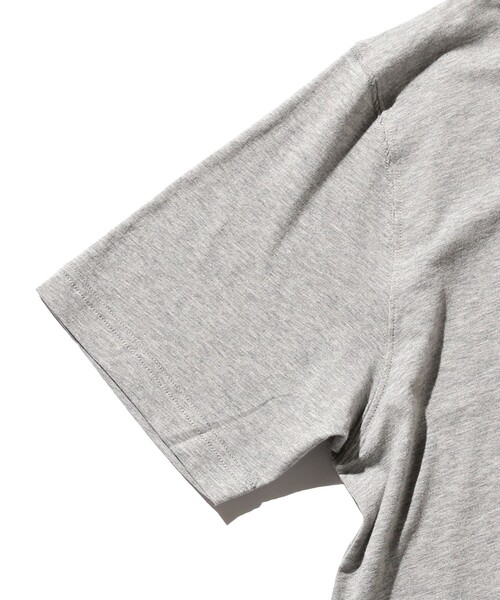 BEAMS PLUS（ビームスプラス）の「BEAMS PLUS / ヘンリーネック Tシャツ（Tシャツ/カットソー・メンズ・グレー/サックスブルー/イエロー/ピンク/オリーブ/シルバー・L/S/XL/M）」の9枚目の写真