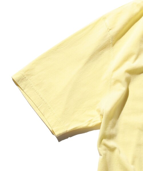 BEAMS PLUS（ビームスプラス）の「BEAMS PLUS / ヘンリーネック Tシャツ（Tシャツ/カットソー・メンズ・グレー/サックスブルー/イエロー/ピンク/オリーブ/シルバー・L/S/XL/M）」の16枚目の写真