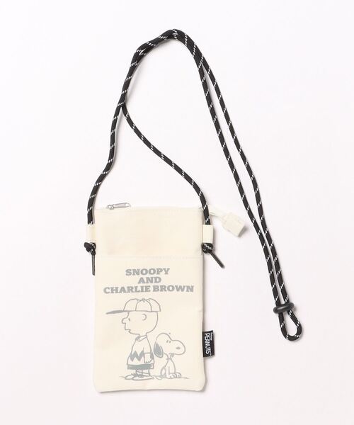PEANUTS(ピーナッツ)の「PEANUTS/ピーナッツ ファスナーサコッシュ(ショルダーバッグ・レディース・キナリ/ネイビー/カーキ・ONE SIZE)」の10枚目の写真