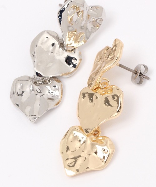 LAKOLE(ラコレ)の「3連ハートピアス / 993544(ピアス(両耳用)・レディース・その他1/その他2・FREE)」の3枚目の写真